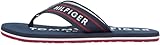 Tommy Hilfiger Sporty Hilfiger Beach Sandal Fm0fm05805, Chanclas Hombre, Blue (Desert Sky), 42 EU