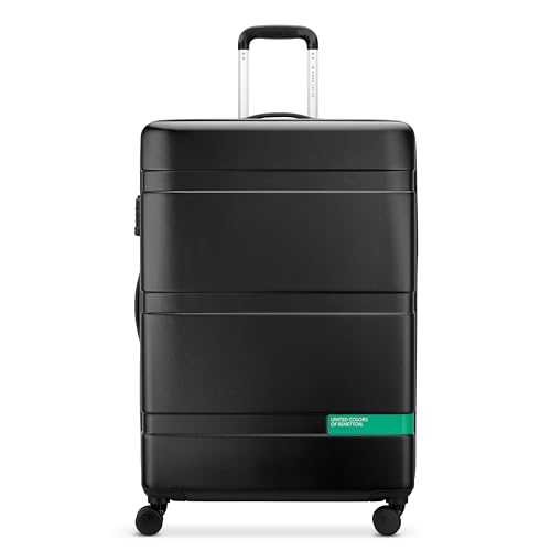 DELSEY Paris x United Colors of Benetton - Now HARDSIDE - Set de 3 valises rigides 55cm/ 66cm/ 76cm - Noir