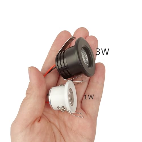 image for Scpopfer 2Pack 3W Mini Spotlights AC 110V 220V Recessed Ceiling Showca