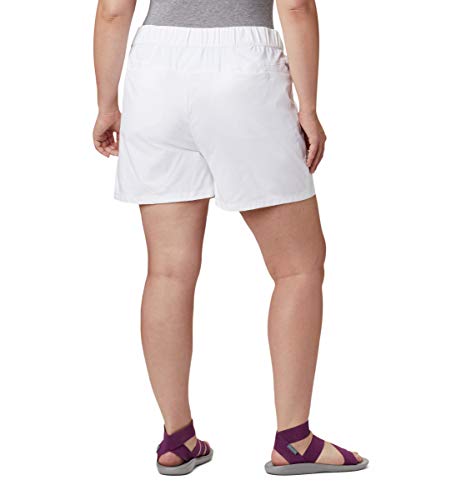 Columbia Short feminino Firewood Camp Ii, branco, PP x 34