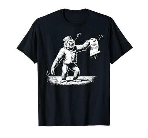 Livraison de télégrammes Gibbon Singing T-Shirt