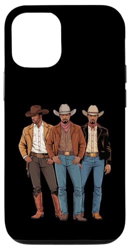 Black Cowboy Vibes Melanin Black History Texas Western Rodeo Carcasa para iPhone 12/12 Pro