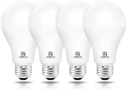 ENERGETIC SMARTER LIGHTING Dimmable A21 LED Bulb, 150 Watt Equivalent, Cool White 4000K, 2600LM, UL Listed, E26 Standard Base, Damp Rated, Super Bright Light Bulbs, 4 Pack