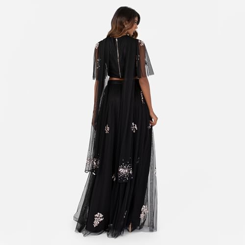 Maya Deluxe Women's Indian Traditional Dress for Women Outfit Lengha Choli Lehenga Saree Skirt and Top Dupatta Coord Set for Wedding Guest Top Skirt Coord (pack of 1)