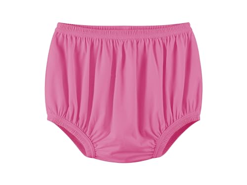 EEOST Adult Diaper Cover for Incontinence Noiseless Leak-Protection Underwear Plastic Pants Over Diapers Waterproof Rubber Pants (Pink, S)