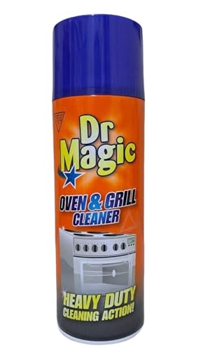 Dr Magic Oven & Grill Cleaner Heavy Duty BBQ Cleaning Action Spray Can 390ml BBQ