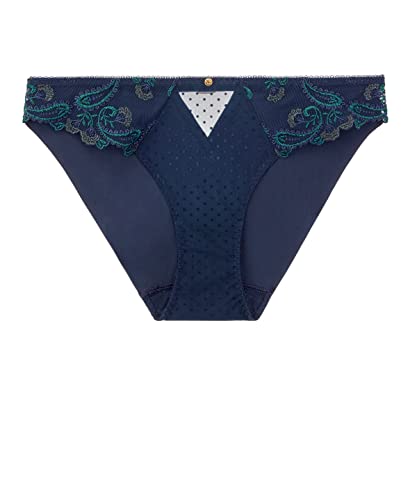 Aubade Women's Velvet Memories Brazilian Brief, Blue (Twilight), Medium #TOP4