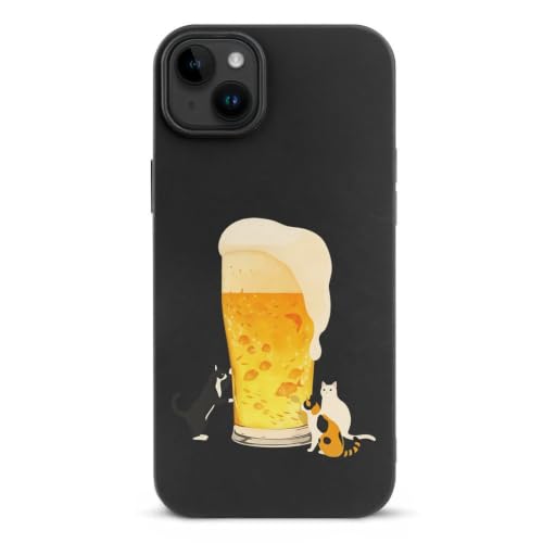 �O�C�̔L�ƃr�[�� iPhone15Plus�p�P�[�X iPhone15Plus�p�J�o�[ �X�}�z�P�[�X TPU �Ռ��z�� �h�o �C�菝�h�~ ���ϖh�~ �y�� �ϏՌ� �S�ʕی� Case ������� ���� [���s�A���i]