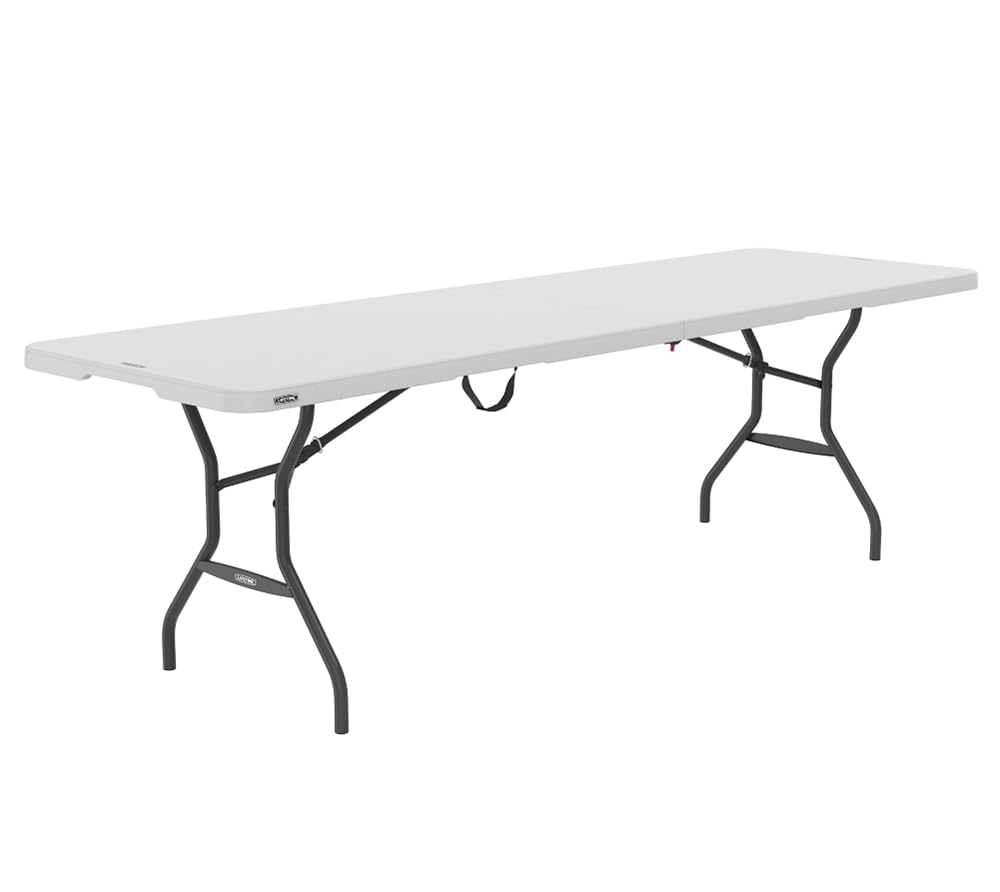 Lifetime Klapptisch weiß granit 244,5 x 76,1 x 73,6 cm 80270