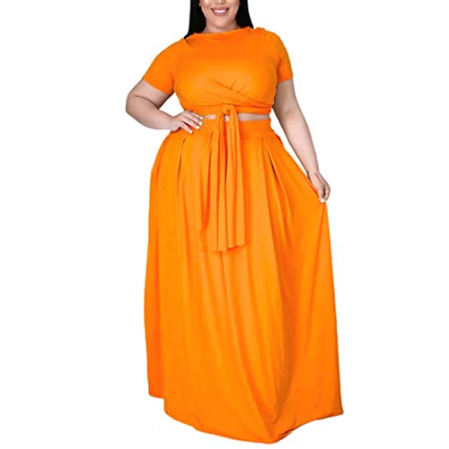 Robe quotidienne longue jupe deux pièces ensemble robe ballet grande taille