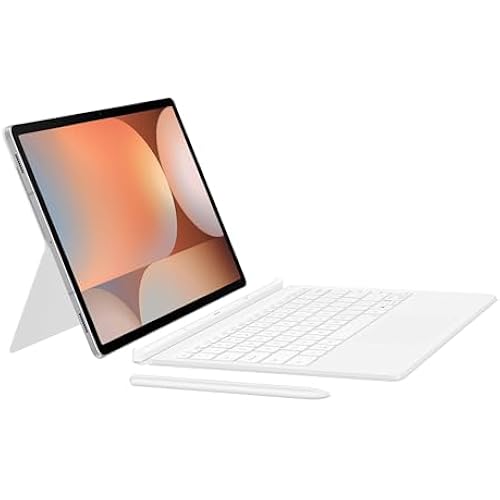SAMSUNG Galaxy Tab S10+ Book Cover Keyboard AI Key, Detachable Platform, PC-Like Experience, Adjustable Viewing Angles, Wireless Keyboard Sharing, US Version, White