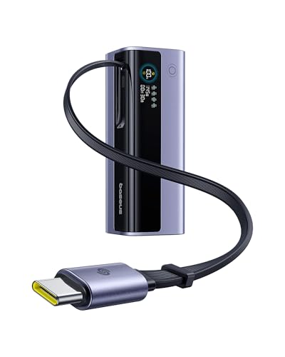 Baseus EnerGeek Powerbank 145W Externer Akku 20000mAh mit 60cm Ausziehbare USB-C Kabel für Laptop, iPhone 16/15, MacBook und Mehrgerät-Ladung Baseus EnerGeek Powerbank 145W Externer Akku 20000mAh mit 60cm Ausziehbare USB-C Kabel für Laptop, iPhone 16/15, MacBook und Mehrgerät-Ladung