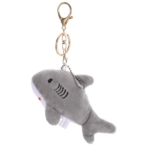 JECOMPRIS Porte-Clés Requin En Peluche 12.5 X 8 X 5 Cm Pendentif De Suspendu Accessoire Original Pour Cadeau Fête Enfant Femme