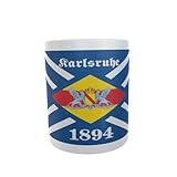 U24 Tasse Kaffeebecher Mug Cup Flagge Karlsruhe 1894