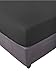 Miracle Home Ajustable Elástica - Sábana Bajera, Cama 90, Negro