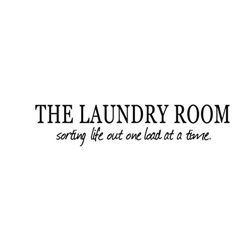 Lchen The Laundry Room A Sorting Life Out One Lead At A Time, PVC-Wandaufkleber, entfernbar, (Laundry05,19,3 x 91,4 cm) Cover