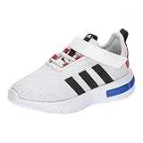 11.81102361 inches adidas Unisex Baby Racer TR23 Kids Shoes-Low (Non Football), FTWR White/core Black/Bright red, 22 EU