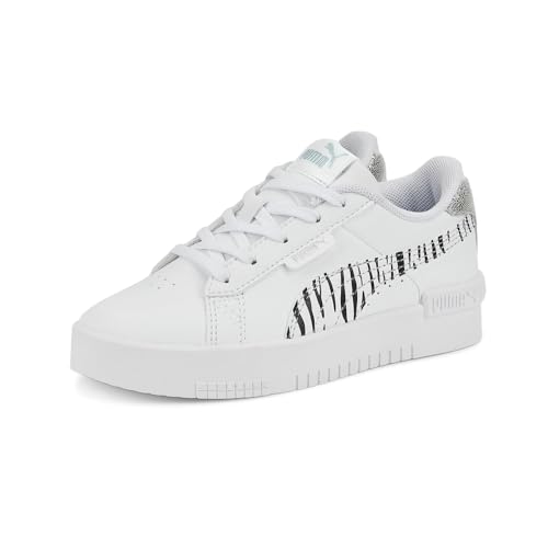PUMA Kids Girls Jada Roar Lace Up Sneakers Shoes Casual - Black, White2