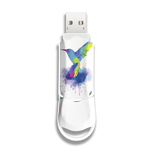 Integral Unidad USB 3.2 XPression de 128GB con Diseño de Colibrí – Colorido y Vibrante Pendrive, Almacenamiento Externo para Trabajo, Estudio y Ocio