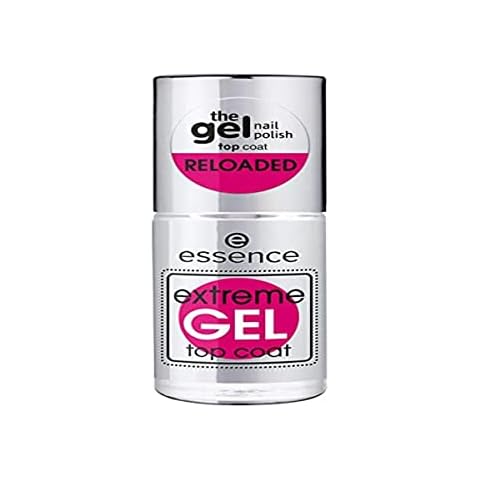 essence, extreme GEL top coat Überlack transparent sofortiges Ergebnis langanhaltend schützend scheinend gelig ohne Aceton vegan Mikroplastik Partikel frei 8ml Cover