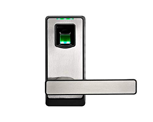 ZKTeco Biometric Door Lock Fingerprint Lock with Bluetooth, Keyless Entry Door Lock with Smart Phone