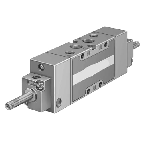 Électrovanne pneumatique MFH-5/3G-1/4-B 19787 pour commande industrielle