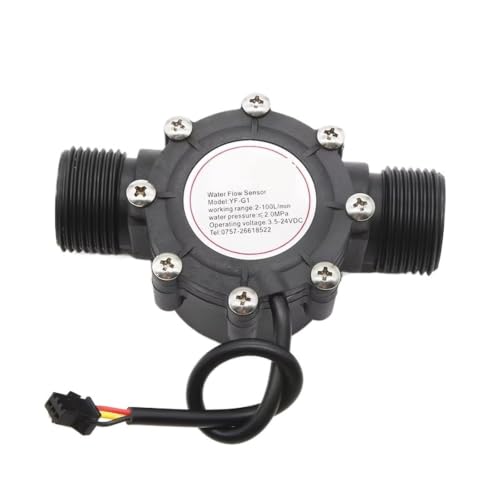Capteur de débit d'eau DN25 avec large plage 2-100L/Min