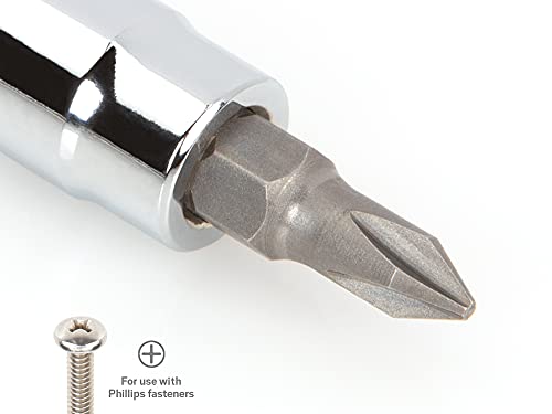 Tekton 1/4 Inch Drive Phillips/Slotted Bit Socket Set, 8-Piece (#0-#3, 1/8-5/16 In.) | Shb90104 #TOP1