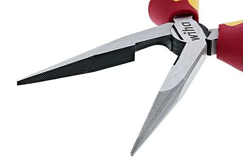Image of Wiha 32923 8-Inch Insulated Industrial Long Nose Pliers