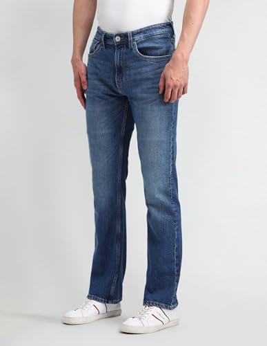 Image of U.S. Polo Assn. Denim Jeans for Men, Bootcut Fit Men Jeans for Office & Regular Wear