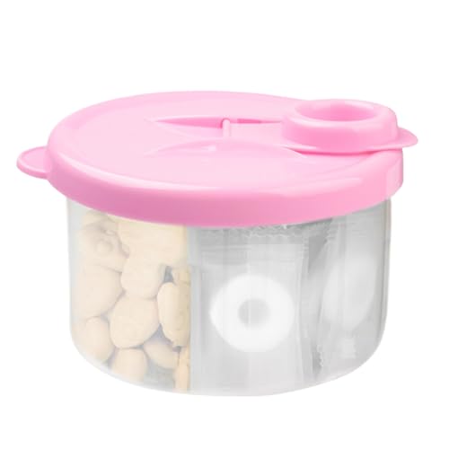 Contenedor portátil de fórmula – de leche en polvo dividida de 300 ml, soporte de fórmula, contenedores de viaje | para el hogar, guardería, vacaciones, caminar, pasear en interiores y exteriores