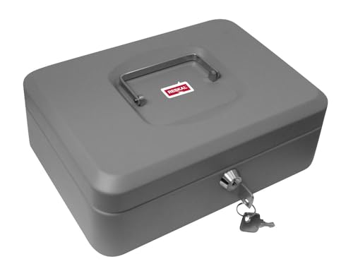 Reskal Caisse à Monnaie Reskal En métal 9 x 20 x 16 cm grise