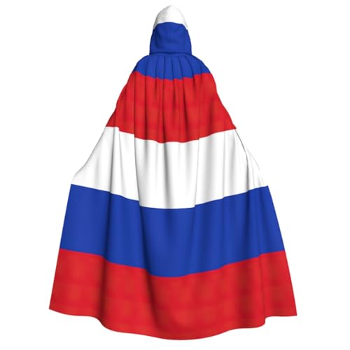 Cape à capuche costume drapeau russe pour défiler au carnaval de Dunkerque