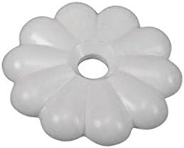 BUTTON ROSETTE WH1-1/8"