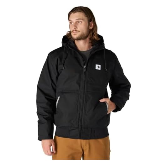 Carhartt mens Yukon Extremes Loose Fit Active Insulated Jacket, Black, Large US