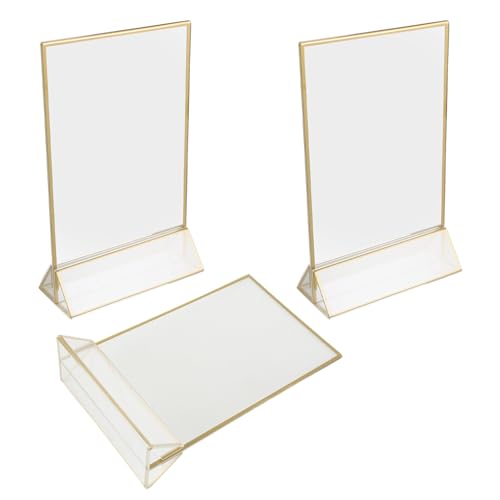 Présentoir de bureau et comptoir en acrylique pour accueil