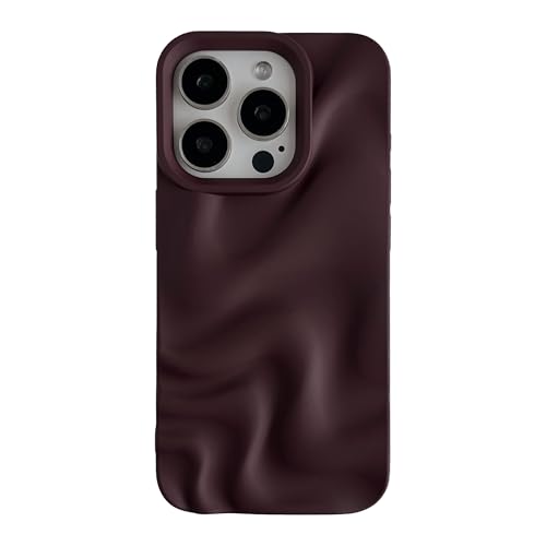 Caseative for iPhone 15 Pro Case, Wine Red