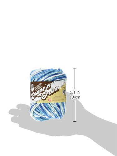 Image of Lily Sugar 'N Cream The Original Ombre Yarn, 2oz, Gauge 4 Medium, 100% Cotton, Hippi - Machine Wash & Dry