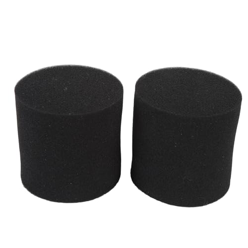 2Pcs 100mm x 100mm Speaker Port Tube Sponge, Subwoofer Bass Reflex Tube Bass Woofer Box Port Tube Vent Sponge for Enhanced Sound Effect