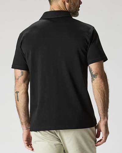 Huckberry Wills Aloeknit Polo, Short Sleeve Mens Polo Shirt, 100% Pima Cotton4