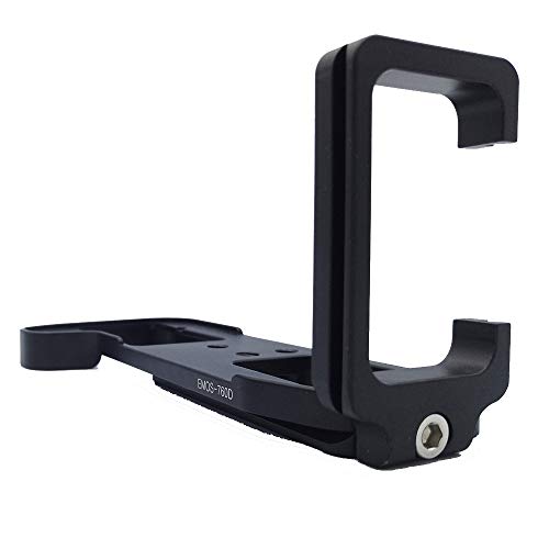 Plaque de fixation rapide en L Canon EOS 760D aluminium - 3