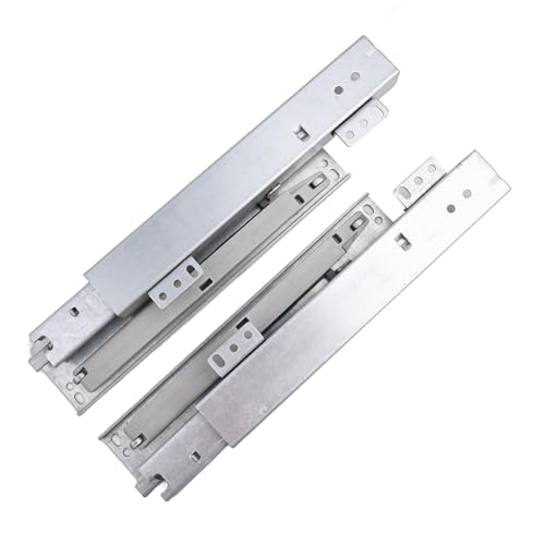 Guías de acero de extensión completa con cierre suave para armarios de cocina 7