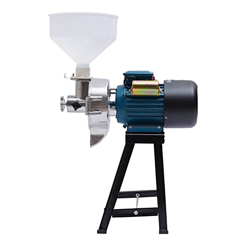 Molinillo de cereales eléctrico con regulador de espesor, para amoladora doméstica con 2200 W Power Electric Crush 24,6 x 29 x 55 cm