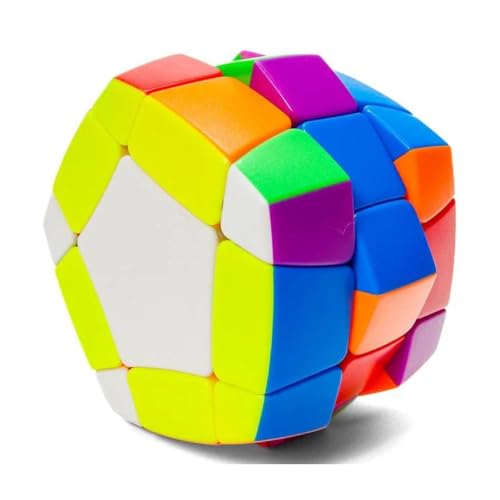 Image of SengSo 7-Axis 3x3 Shape Mod Speed Cube | Pentagonal Prism Design with 7 Rotational Axes | Unique Stickerless Hybrid 3-Layer Puzzle for Collectors and Puzzle Enthusiasts