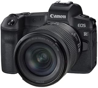 Canon EOS R RF24-105mm F4-7.1 IS STM Lens Kit, Vlogging and Content Creator Camera 4K UHD, Digital Single-Lens Non-Reflex AF/AE, 0.4 Magnification, Mirrorless and Full-Frame, Compact & Lightweight