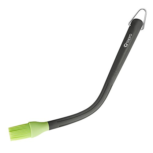 tepro Flexibler Marinadenpinsel mit Soft-Touch-Griff, Silikonborsten und Schwanenhals, ca. 41,5 cm, ideal für präzises Marinieren beim Grillen, BBQ & in der Küche