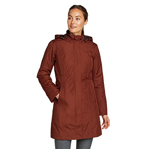 Trench Coat Eddie Bauer pour Femme Active : Restez au Sec et au Chaud Durant vos Trajets Urbains
