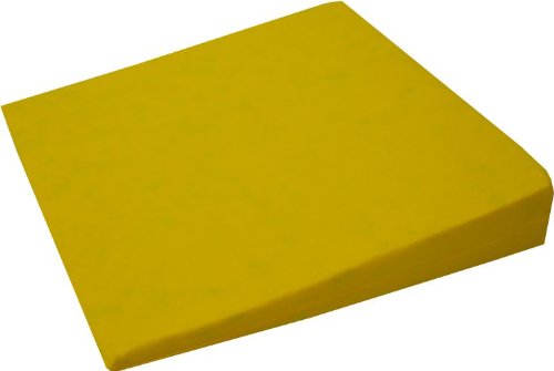 Orthopedic Wedge Pillow Cushion Pillow Seat Wedge Pillow Seat Cushion Seat Wedge with 100% Cotton Cover - Yellow