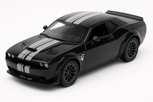 Image of 1:36 Scale Dodge Challenger Toy Car - Die-Cast Alloy Pull-Back Model Car for Kids, Boys & Collectors | Off-Road Racing Vehicle (Color As Per Stock)