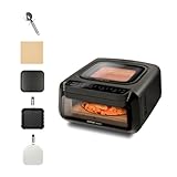G3 Ferrari G10225 Krispy Forno Pizza e Friggitrice ad Aria, Multifunzione, 2100W, 13 Litri, Tecnologia HOBLO, Display Soft-Touch con 18 programmi, Fino a 380°C, Acccessori inclusi, Nero